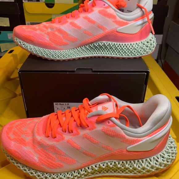 Adidas 4D Run 1.0 'Signal Coral'(FW6838)M7.5W9 - Picture 1 of 5